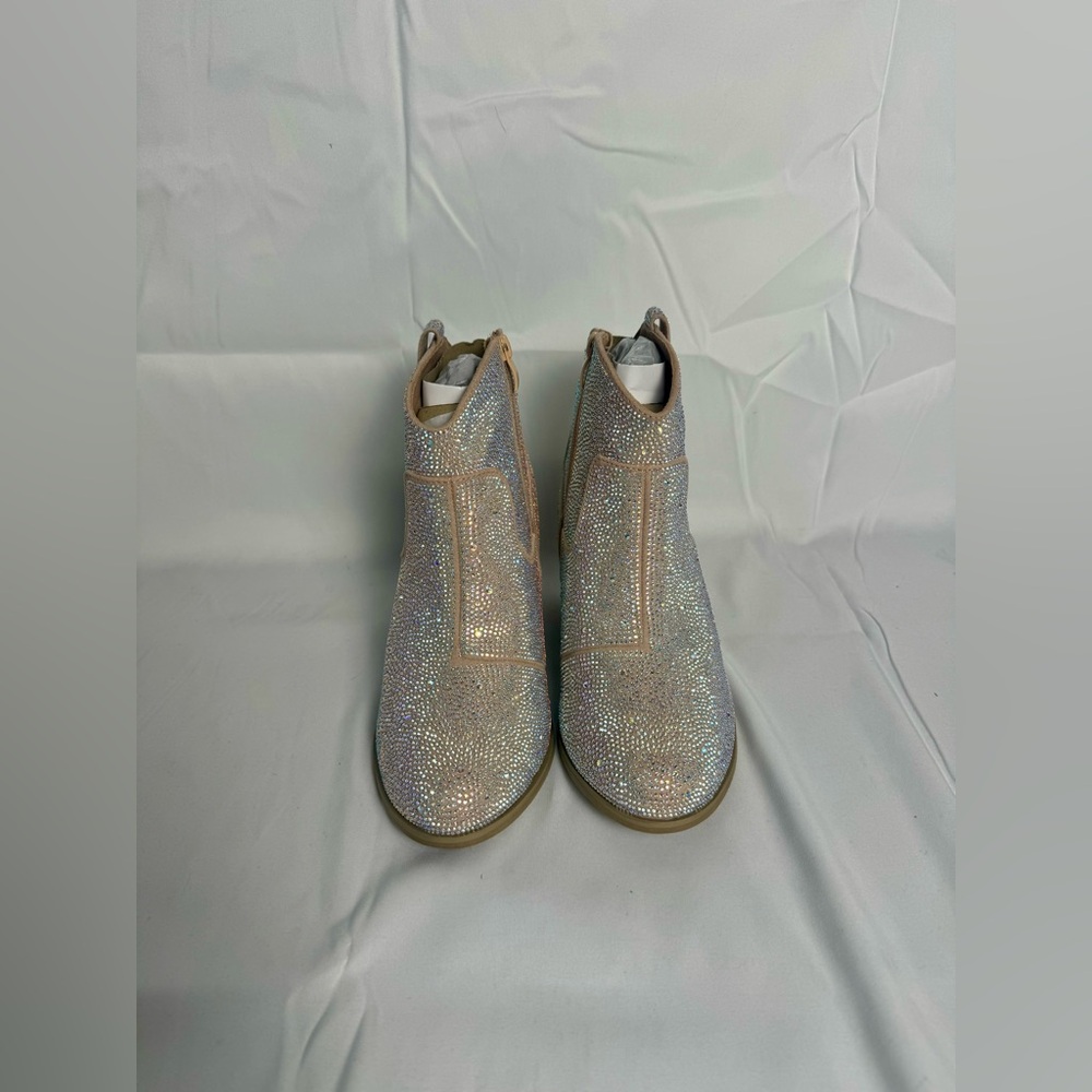 Torrid Taupe Embellished Western Bootie - Picture 3 of 8